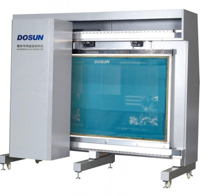 Máquina UV feita sob encomenda do gravador do laser do leito de Digitas, sistema liso da gravura de matéria têxtil 0