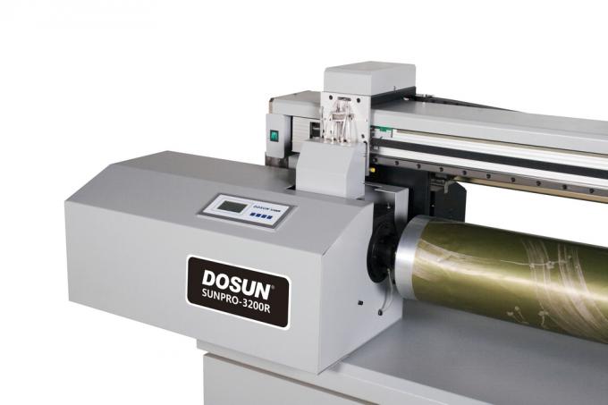 Máquina de gravura giratória de matéria têxtil do Inkjet da luz UV, Digital Equipment imprimindo giratório 4