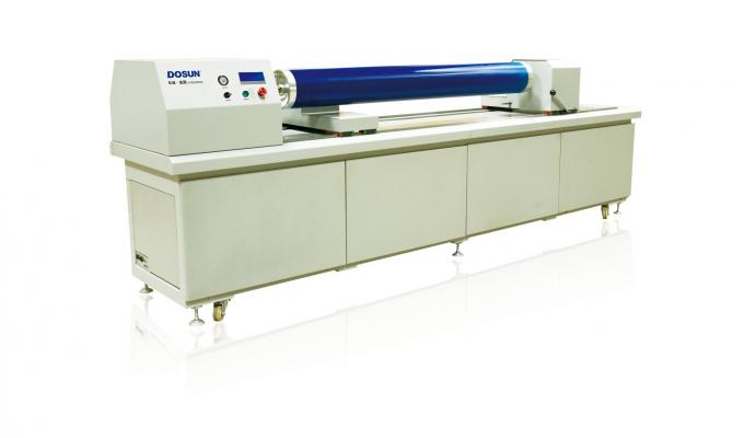 Gravador giratório do laser da tela de matéria têxtil, máquina de gravura UV azul com equilíbrio do Luz-poder 0